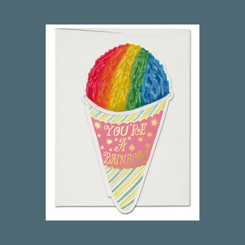 Rainbow snowcone
