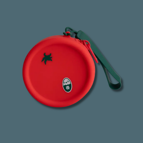 Tomato Zipper Coin Pouch