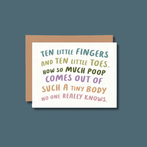 So Much Poop Card