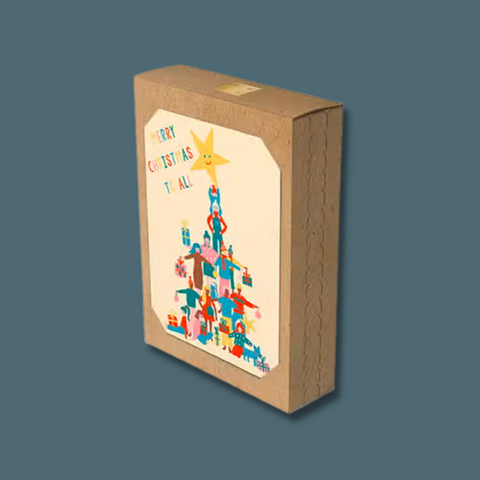 Tree of stacked people