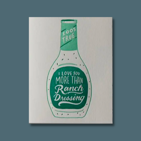 Bottle of ranch