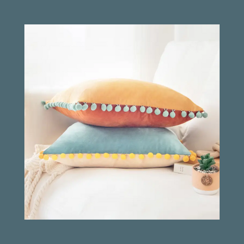 Calibri Pom Pillow