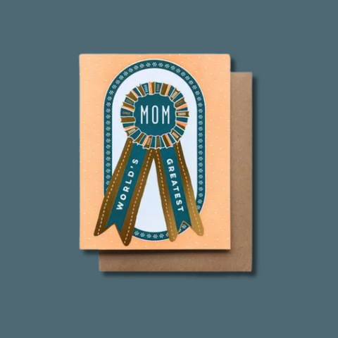 World's Greatest Mom Foil Card