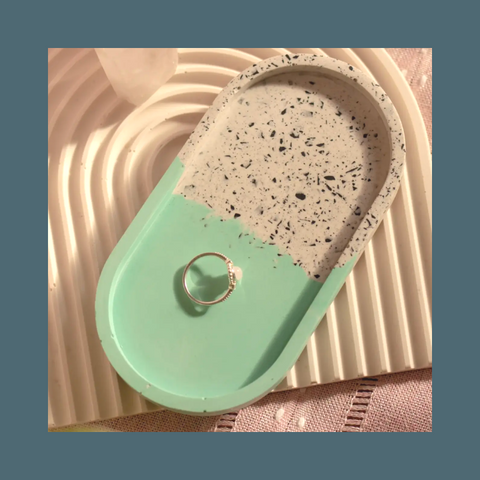 Terazzo and color tray