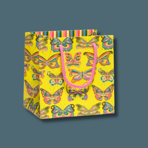Psychedelic Butterfly Small Gift Bag