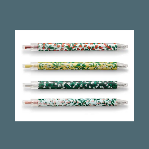 Mistletoe Metallic Gel Pen Set