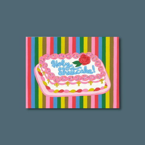 Sheetcake with icing writing