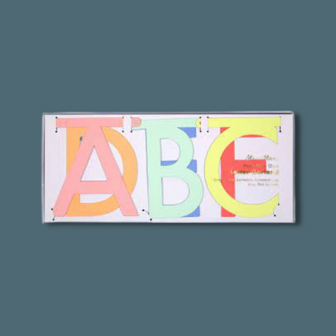Neon letters in a box