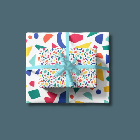 Confetti Gift Wrap Sheets Roll