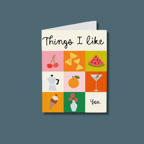 Things I Like Card