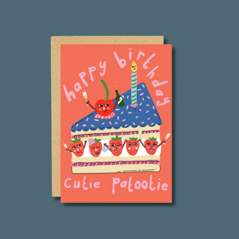 Cutie Patootie Birthday Card
