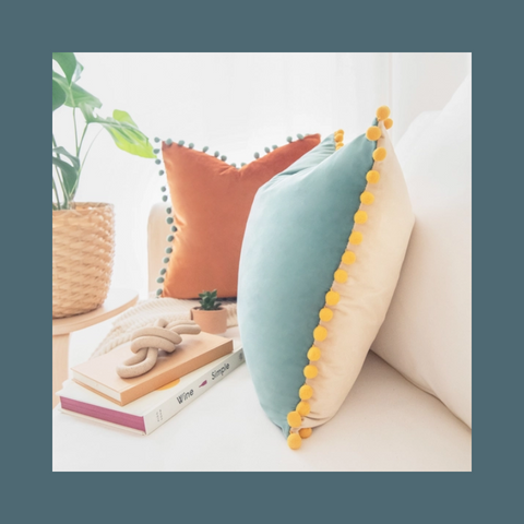 Calibri Pom Pillow