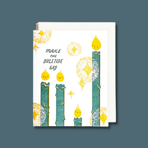 Candles with faces