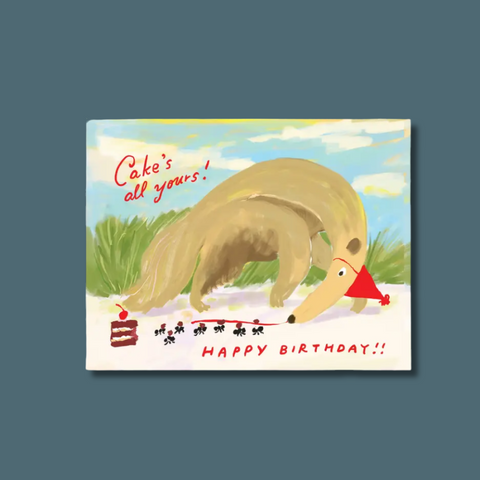Anteater Birthday Card