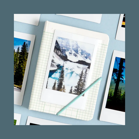 Green Ledger Mini Photo Album