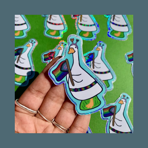 Pride Goose Sticker