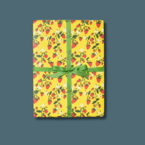 Strawberry Wrapping Flat Sheet