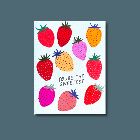 Multicolored strawberries