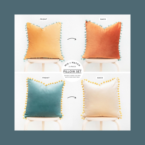Calibri Pom Pillow