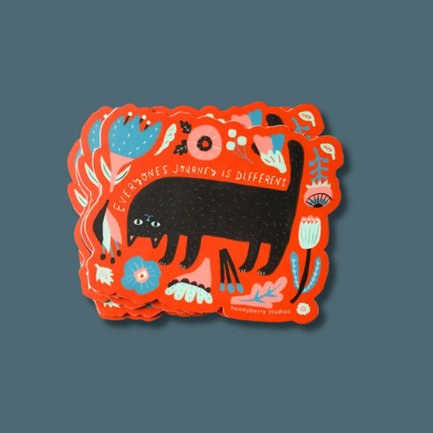 Everyone's Journey Is Different Sticker
