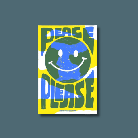 Peace Please Sticker