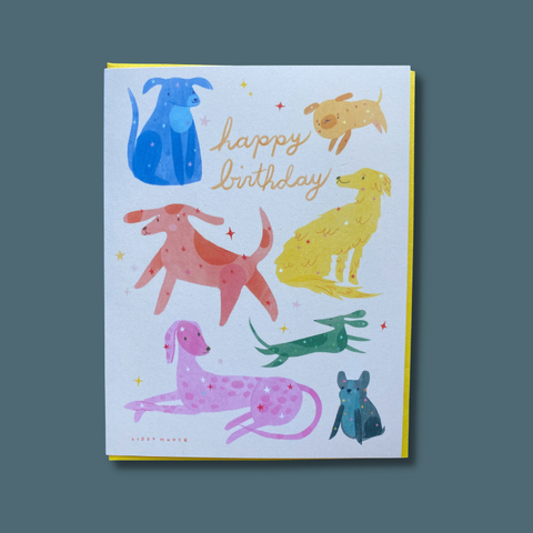 Colorful dogs