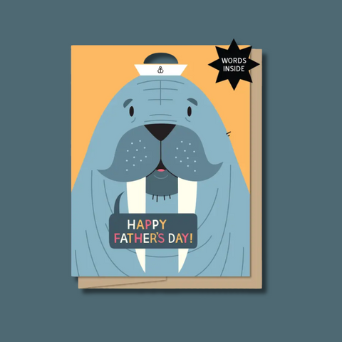 You're A Big Deal Walrus Father's Day Card