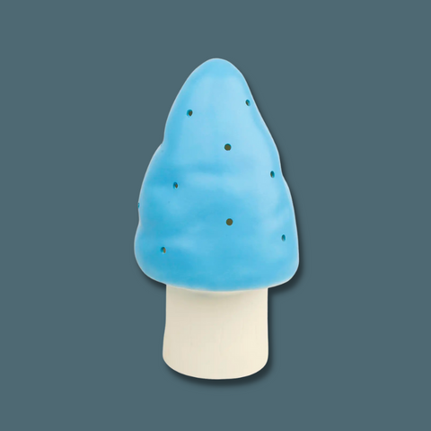 Small blue mushroom