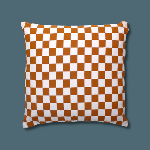 Brown checkered