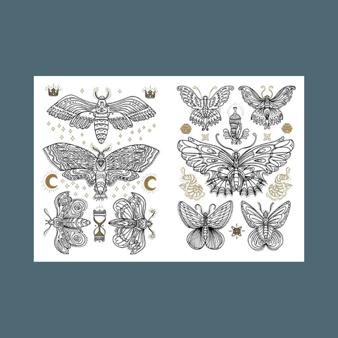 Tattoo Coloring Book