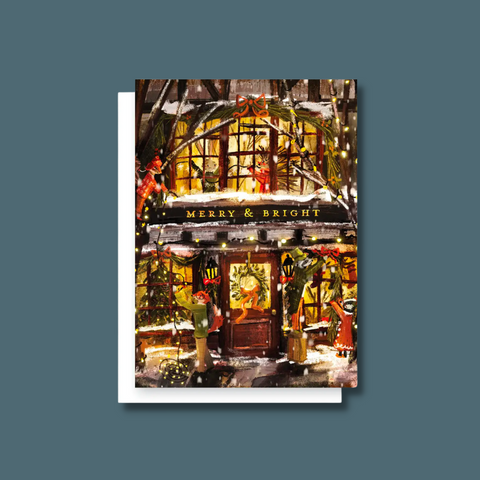 Lit Up Window Card