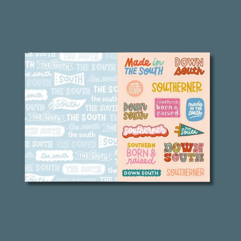 I Love The South Sticker Book