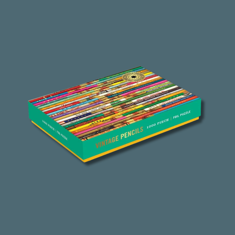 Vintage Pencils Foil Puzzle