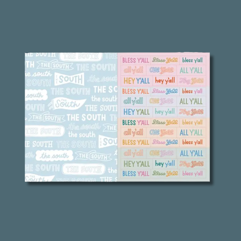 I Love The South Sticker Book
