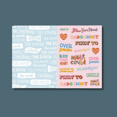 I Love The South Sticker Book