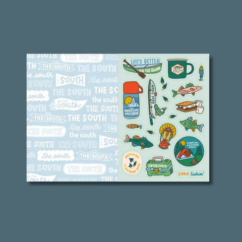 I Love The South Sticker Book