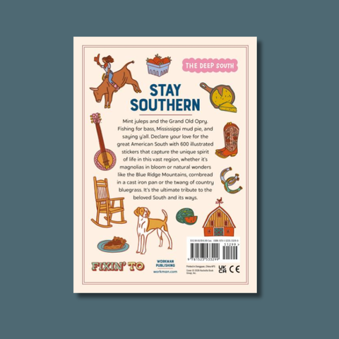 I Love The South Sticker Book