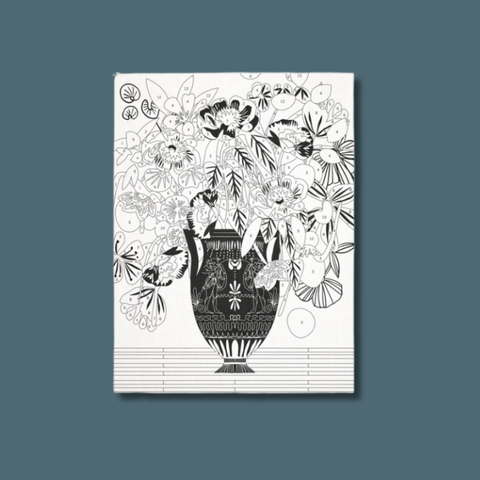 Kitty McCall Etruscan Vase Paint By Number Kit