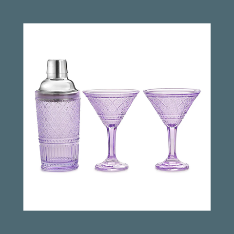 Lavender Martini Set