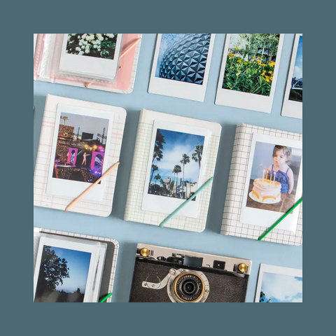 Green Ledger Mini Photo Album