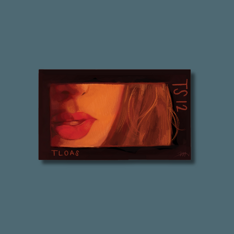 The Life Of A Showgirl Taylor Swift artistic vinyl sticker