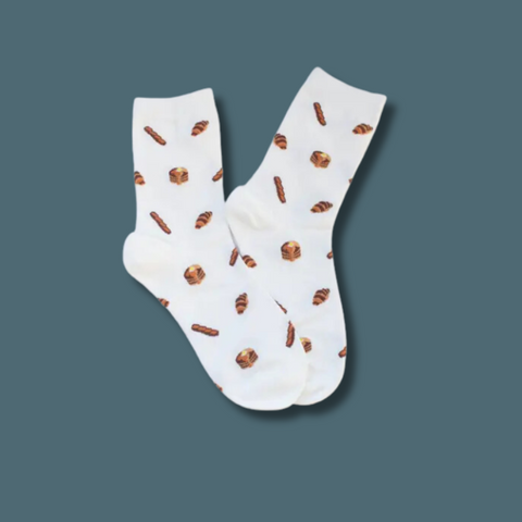 Bakery Food Casual Socks