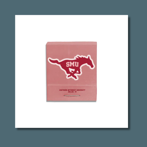 SMU Mustang Matchbook Print
