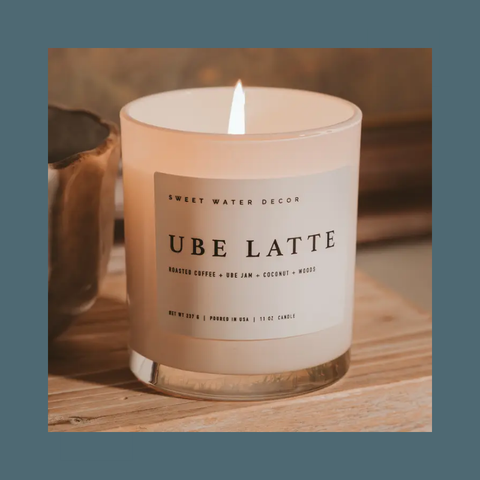 Ube Latte Soy Candle 