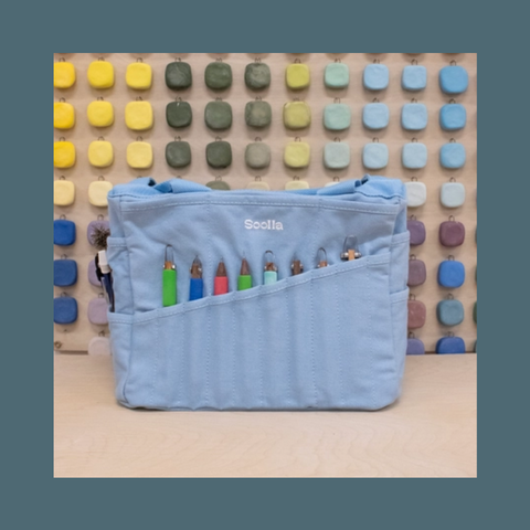 Soolla Blue Skies Studio Artist Bag