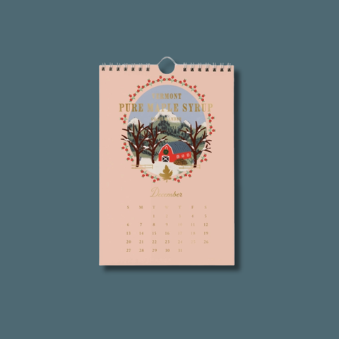 2026 Country Farm Kitchen Calendar