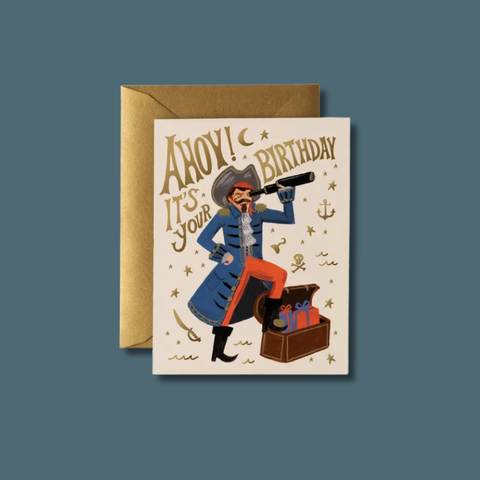 Pirate Birthday Card