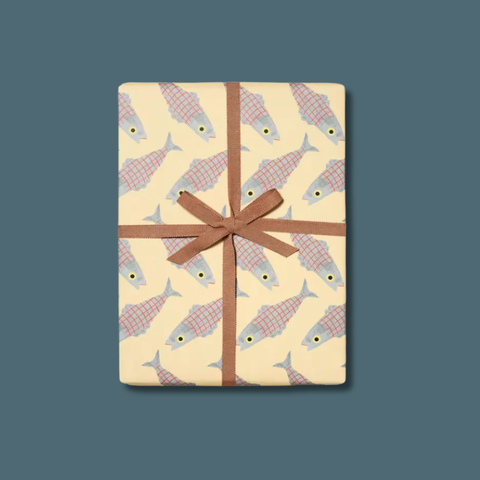 Herring Wrapping Paper Sheets Roll