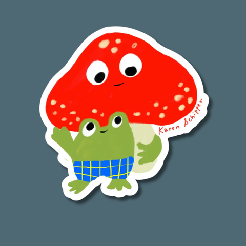 Toadstool Sticker