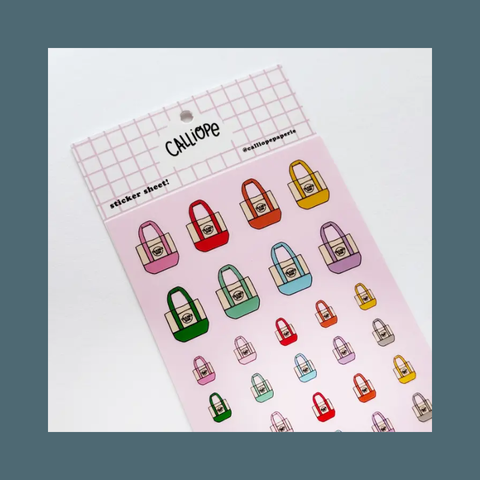 Trader Hoe Tote Sticker Sheet